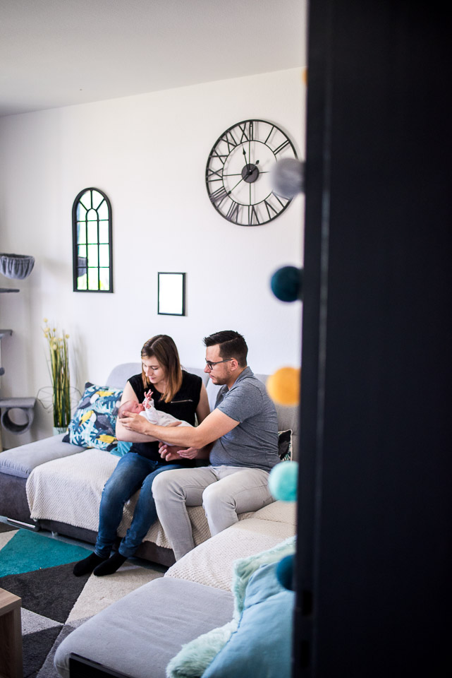 photo de famille sur le vif